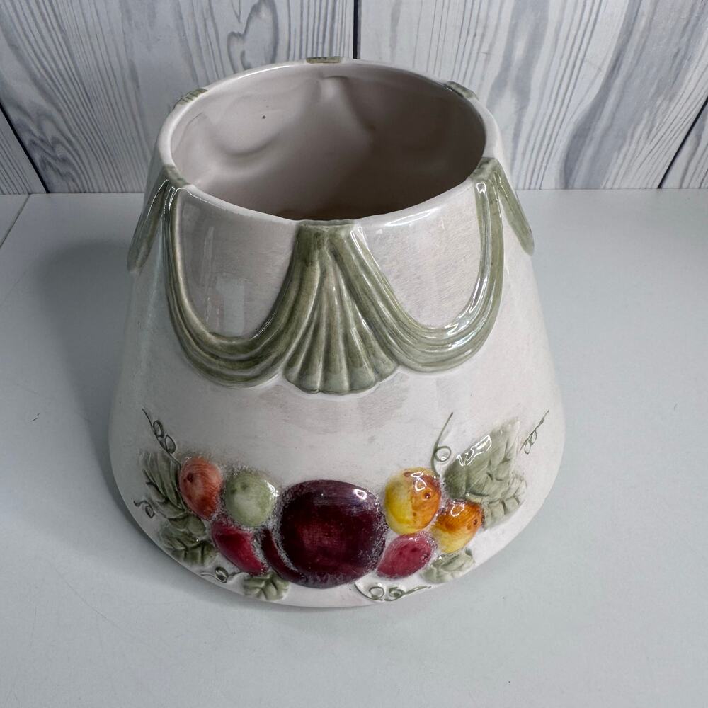 Yankee Candle Raised Fruit Candle Shade Topper Cream Sparkle Dust